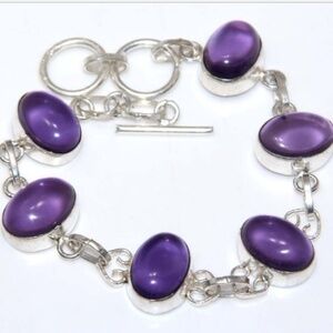 Handcrafted Amethyst Bracelet